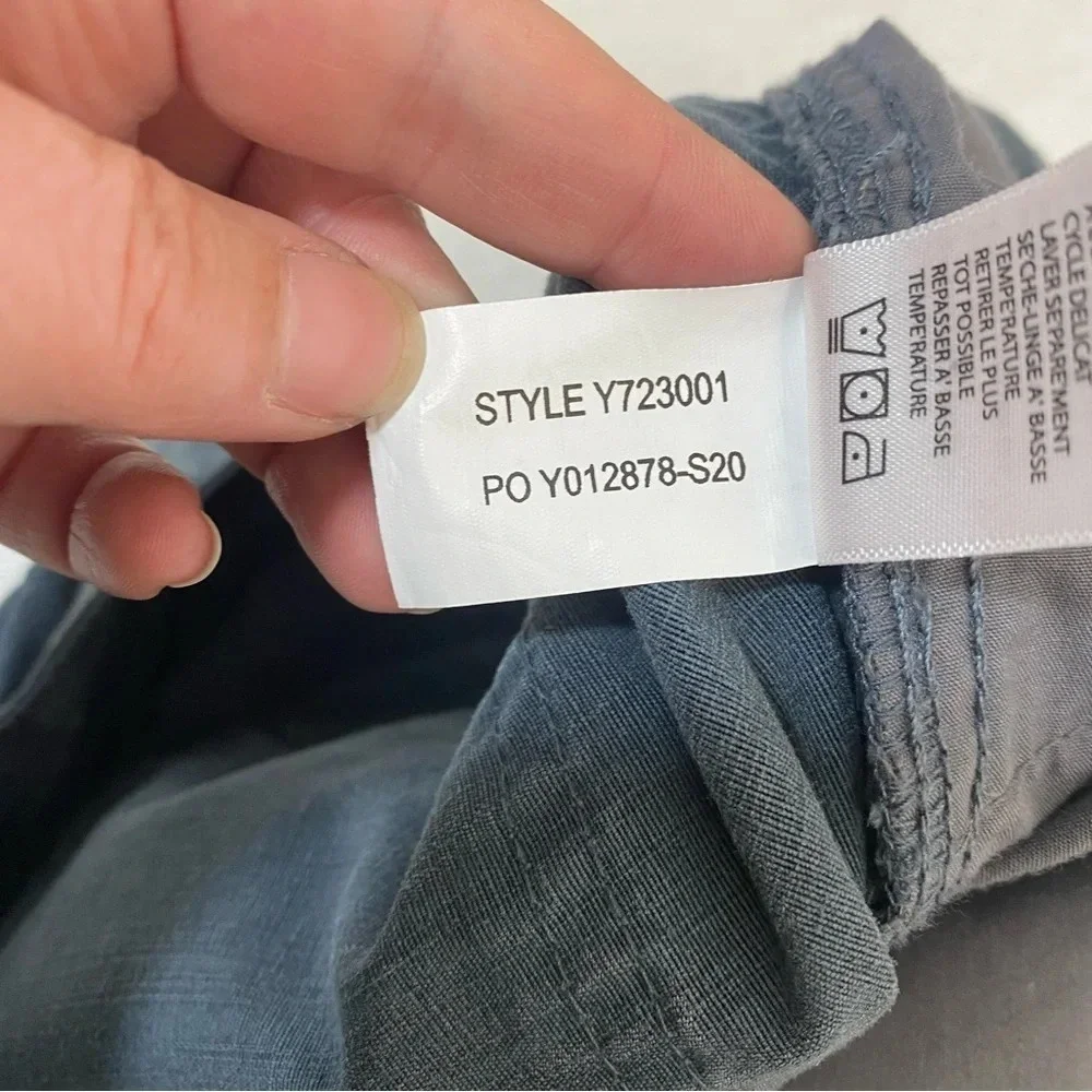 Royal Robbins Cargo Shorts Cotton‎ Tencel 38/11 Navy Gray Slate Springdale